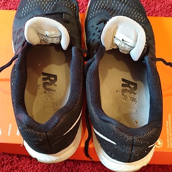 Nike Zoom Pegasus 31 Running Shoe Men's Sz 9.5 Black & White - Picture 5 of 12